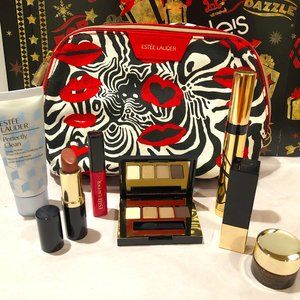Estee Lauder COSMETIC BAG 8 pieces NEW!!